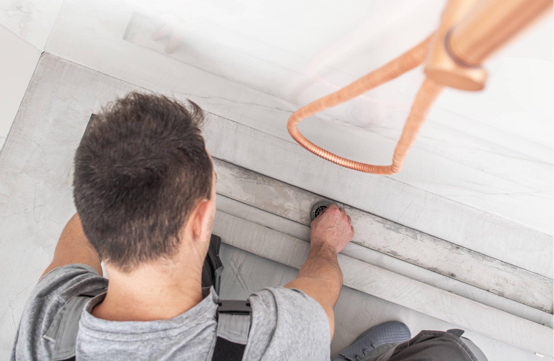 How To Install a Shower Drain | Steel Builders - Steel Builders