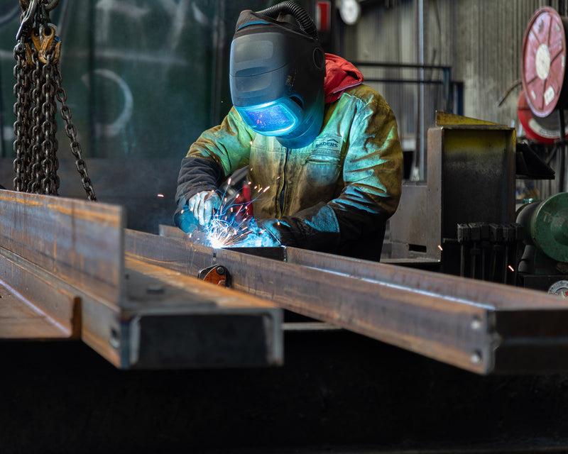 Structural steel fabrication