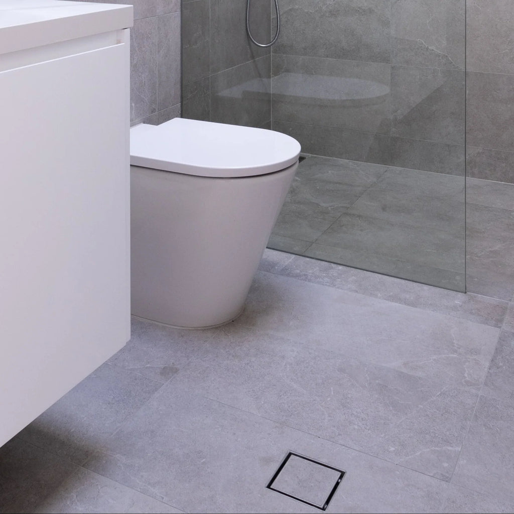 Chrome Floor Waste & Drain - 115mm
