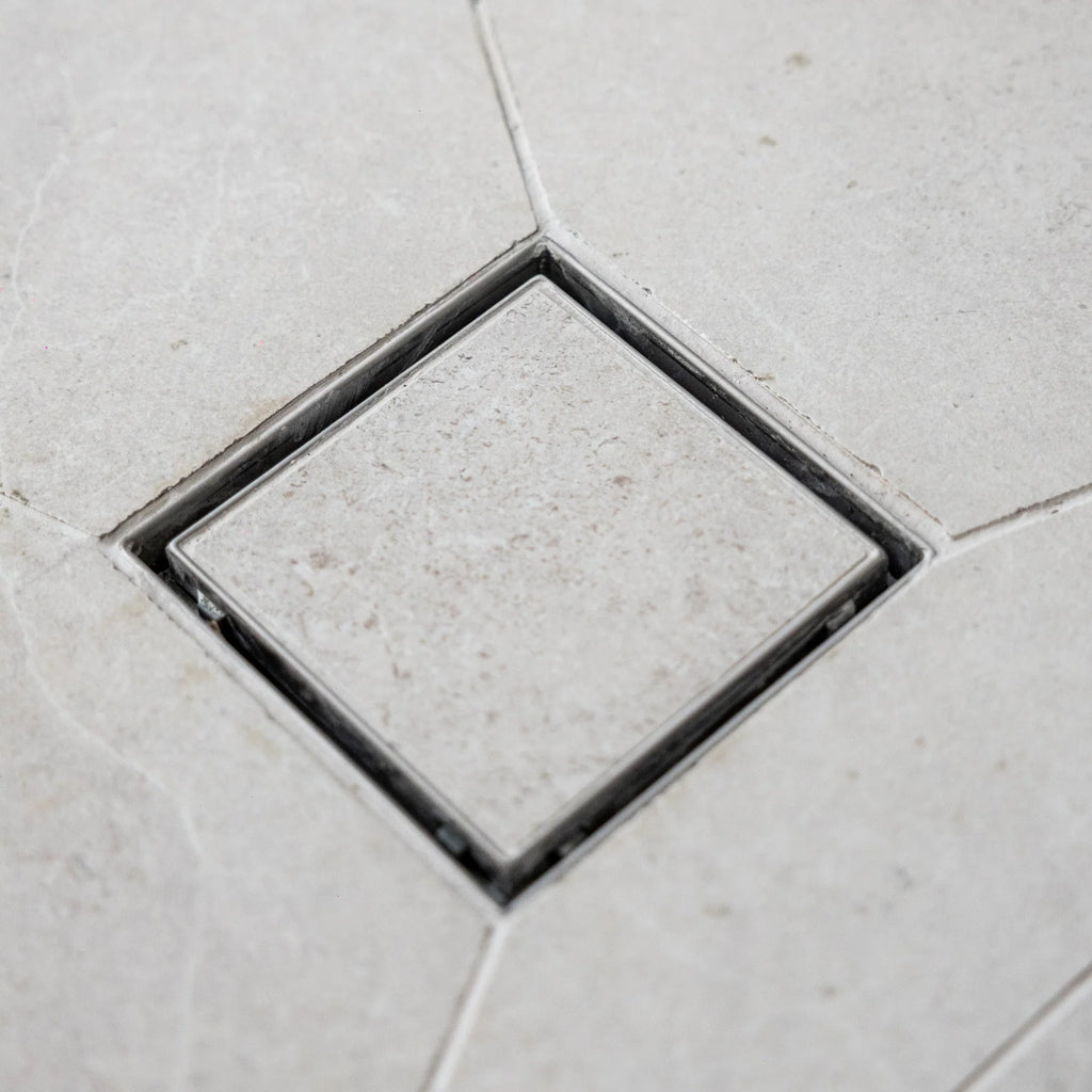 Chrome Floor Waste & Drain - 115mm