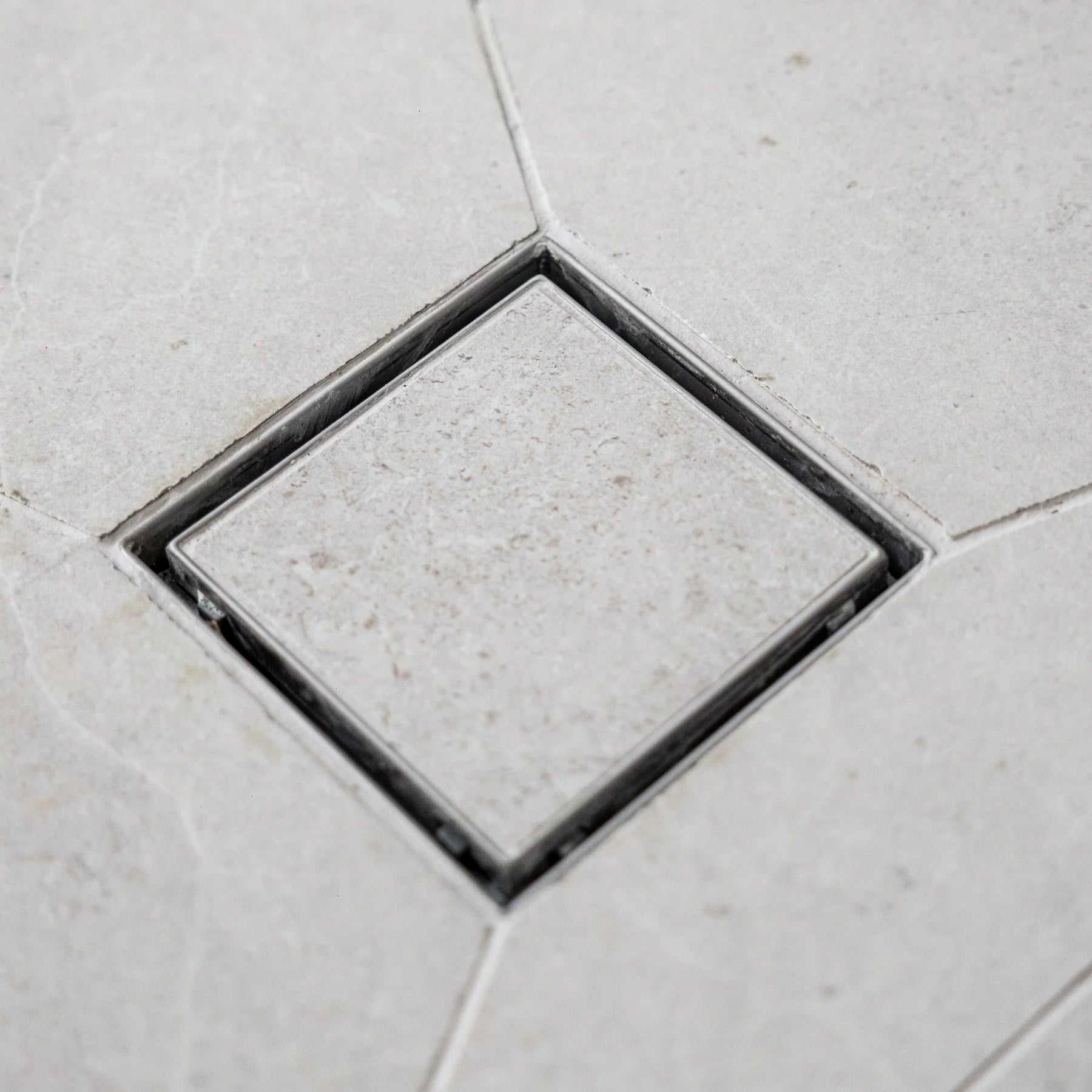 Chrome Floor Waste & Drain - 115mm