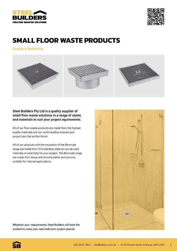 Small Floor Waste Products