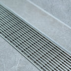 STAINLESS STEEL HEELGUARD GRATE & ALUMINIUM DRAIN CHANNEL