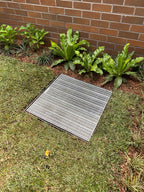 PLASTIC DRAINAGE PIT WITH GALVANISED GRATE