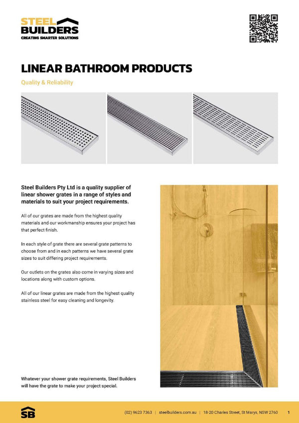 Linear Bathroom Products