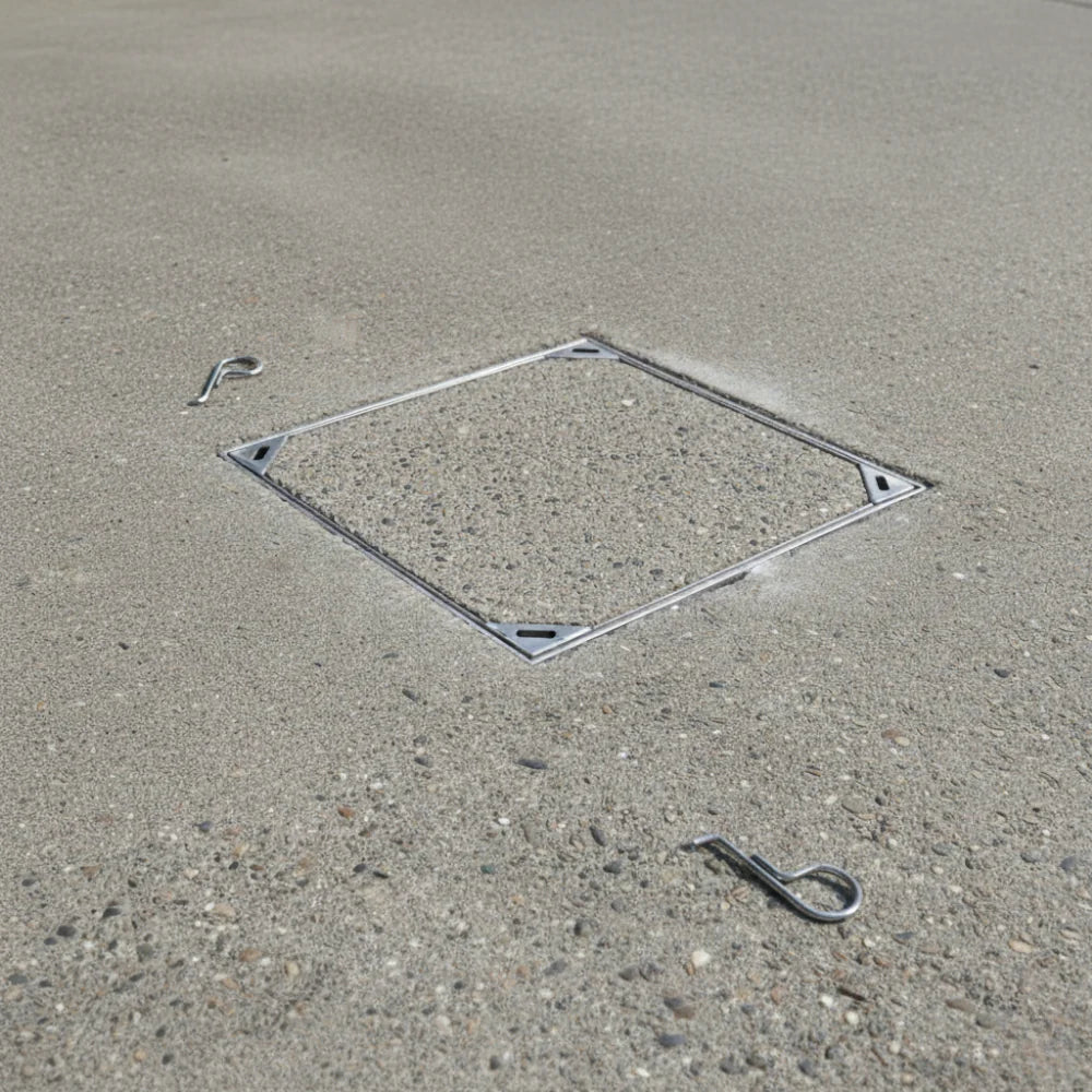 TILE INSERT PIT COVER - STAINLESS STEEL