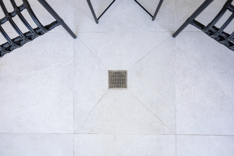 Heelguard Stainless Steel Square Drain - 115mm