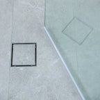 Tile Insert Stainless Steel Square Floor Waste & Drain
