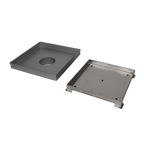 Tile Insert Square Floor Drain 115mm - Stainless Steel