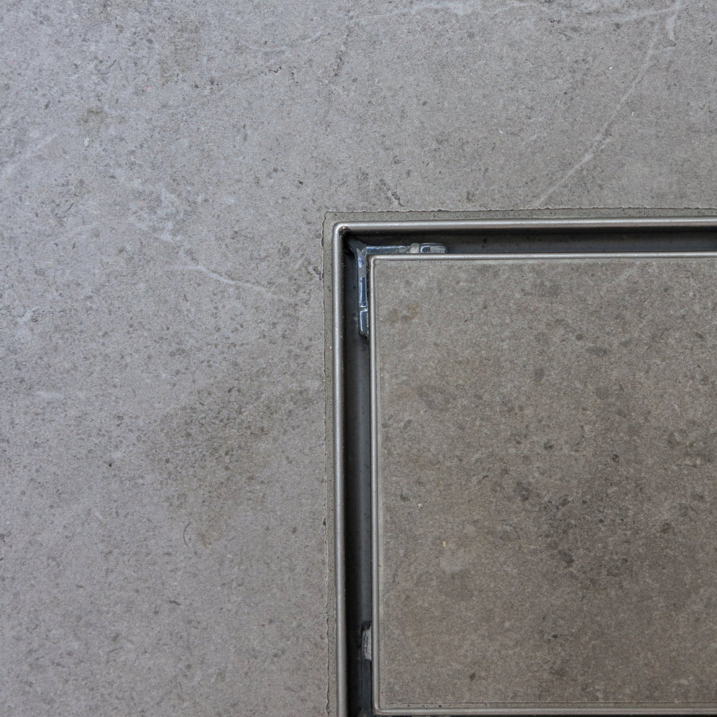 Tile Insert Square Floor Drain 115mm - Stainless Steel
