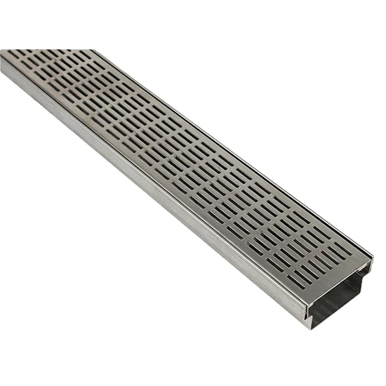 LINES PATTERN STAINLESS STEEL STRIP DRAINAGE CHANNEL