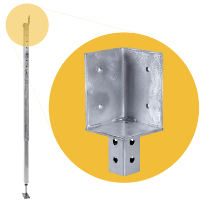 Adjustable Smart Telpost™ (Including Head Assembly) - Steel Builders