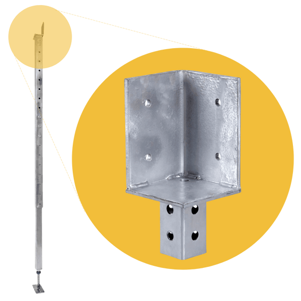 Adjustable Smart Telpost™ (Including Head Assembly) - Steel Builders