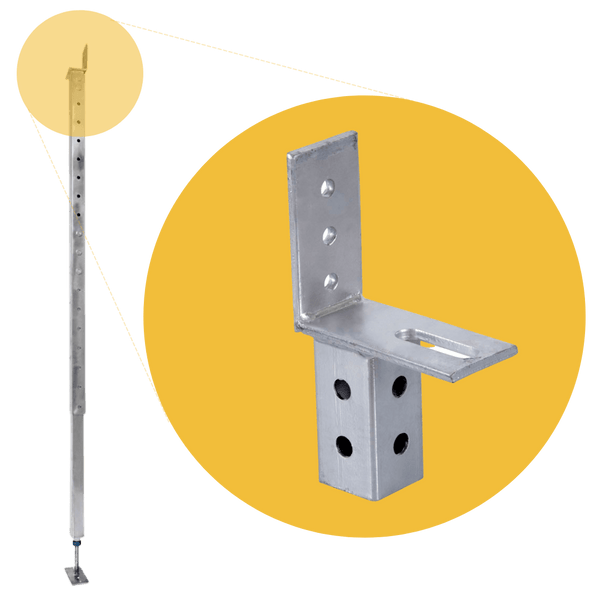 Adjustable Smart Telpost™ (Including Head Assembly) - Steel Builders