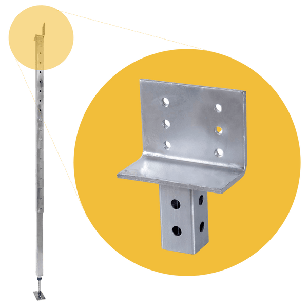 Adjustable Smart Telpost™ (Including Head Assembly) - Steel Builders