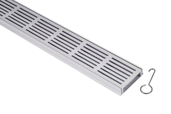 External Aluminium Drain - Lines Pattern - Steel Builders