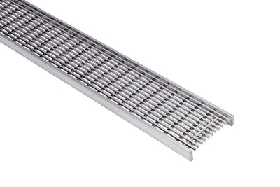 External Stainless Steel Grate - Heelguard Pattern - 110mm x 60mm - Steel Builders
