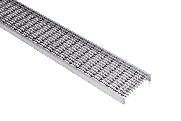External Stainless Steel Grate - Heelguard Pattern - 110mm x 60mm - Steel Builders