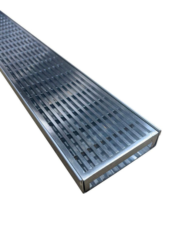 External Stainless Steel Grate - Lines Pattern - Steel Builders