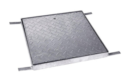 Galvanised Pit Grate and Frame - Including Floorplate - Steel Builders