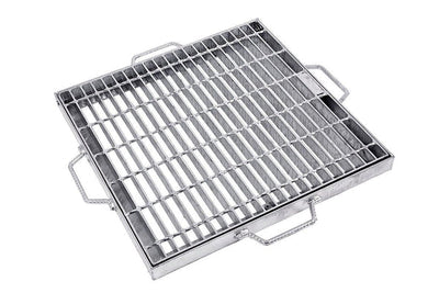 Galvanised Pit Grate and Frame - Traditional Pattern - Steel Builders