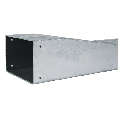 Galvanised RHS Kerb Outlet - Steel Builders