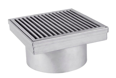 Stainless Steel Heelguard Pattern Drain Floor Waste - Steel Builders