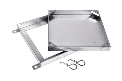 Stainless Steel Pit Grate and Frame - Paving Tile Insert - Steel Builders