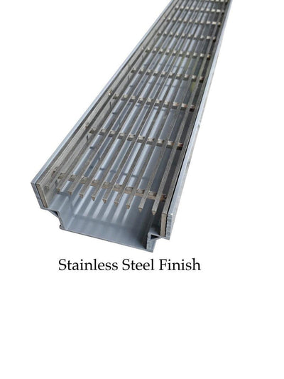 Stainless Steel With Plastic Base Grate Kit - Heelguard Pattern - Steel Builders