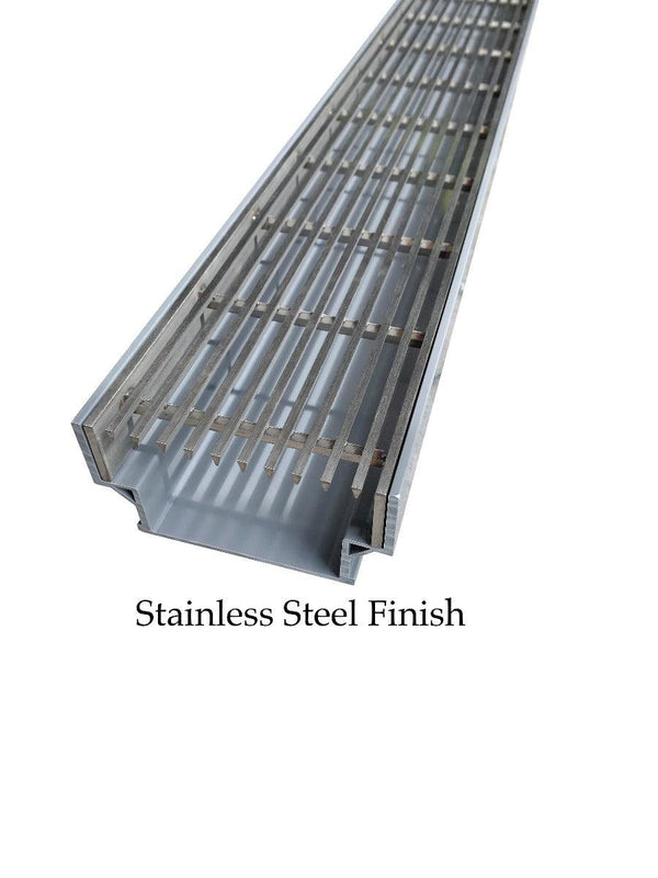 Stainless Steel With Plastic Base Grate Kit - Heelguard Pattern - Steel Builders